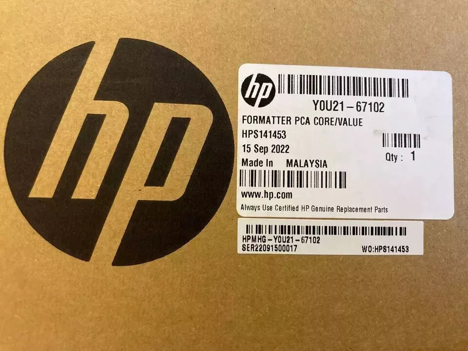 Y0U21-67102 Formatter PCA Board HP Latex 700/700W
