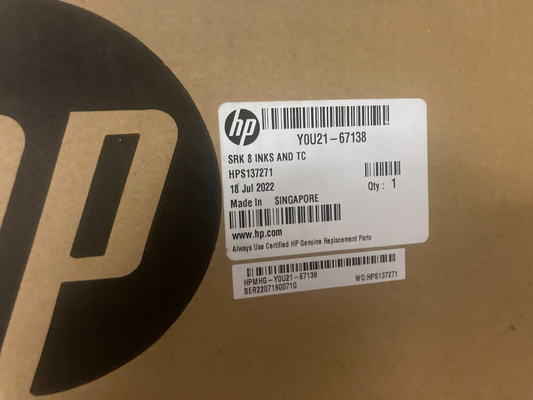 NEW HP  Y0U21-67253 LATEX 800 800W SRK 8 inks and TC