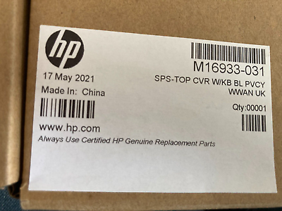 NEW HP M16933-031 UK KEYBOARD / TOP COVER ELITEBOOK x360 1040 G7