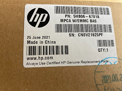 NEW SEALED HP 5HB06-67018  DESIGNJET MPCA W/EMMC BAS BOARD