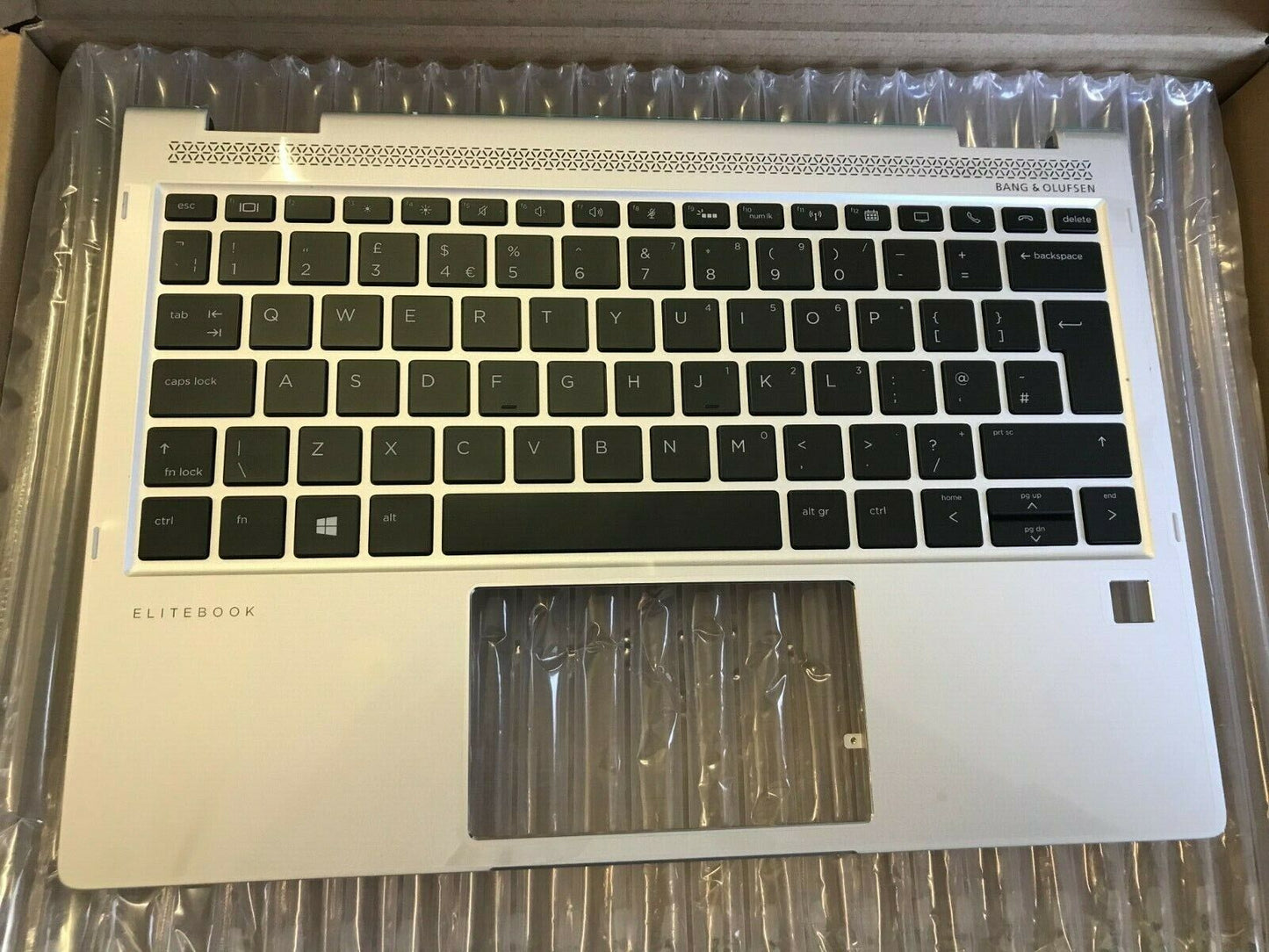 NEW HP 937419-031 EliteBook x360 1020 G2 Top Cover Palmrest UK Backlit Keyboard