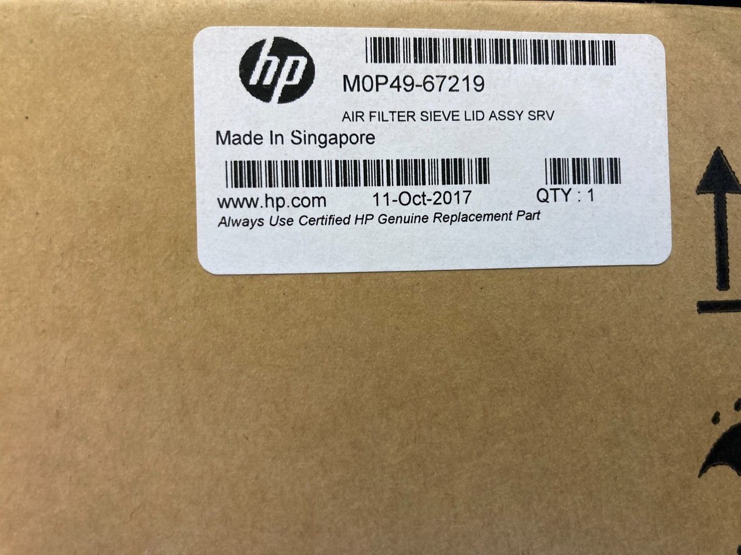 NEW GENUINE HP M0P49-67219 M0P49-67347 Air filter sieve lid assy 3D STATION