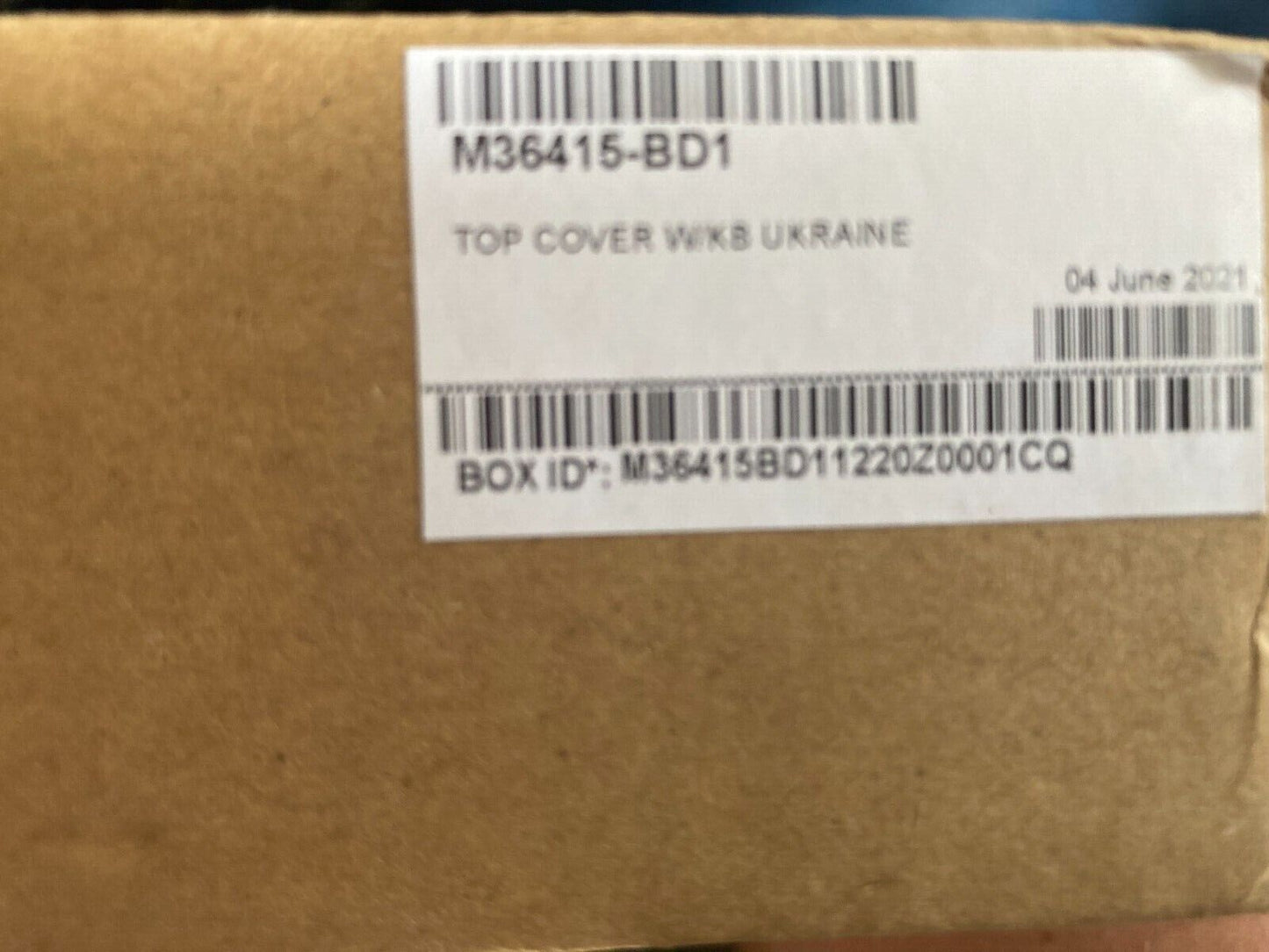 NEW HP M36415-BD1 TOP COVER UKRAINE KEYBOARD