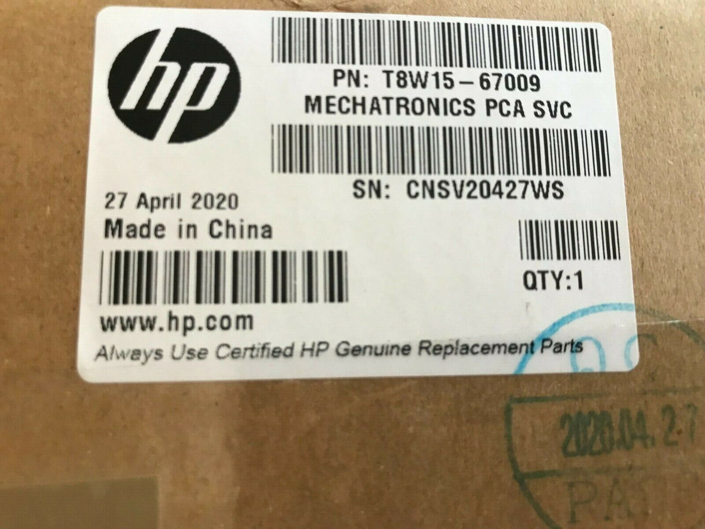 NEW SEALED HP T8W15-67009 Mechatronics PCA Kit DESIGNJET Z6 Z9 T1700 T1708