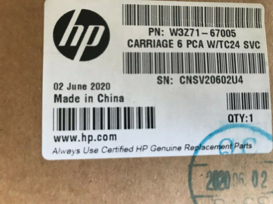 NEW HP W3Z71-67005 Carriage 6 PCA w TC24 Service Kit DESIGNJET Z9