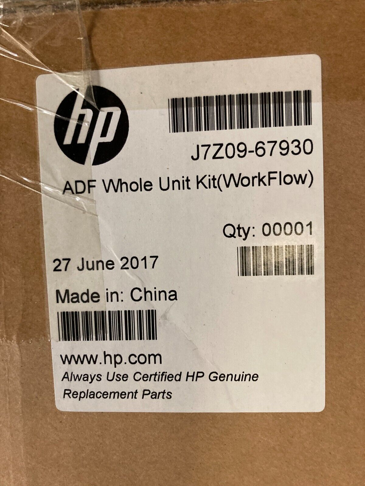 NEW HP J7Z09-67930 ADF Whole Unit Work PAGEWIDE VARIOUS MODELS