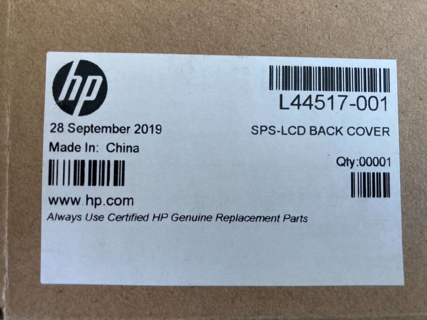 NEW GENUINE HP Probook 430 G6 LCD Cover L44517-001