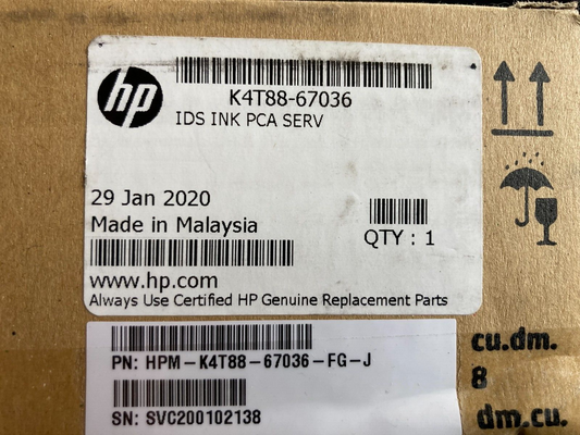 NEW GENUINE HP K4T88-67036 IDS INK PCA SERV - LATEX 1500