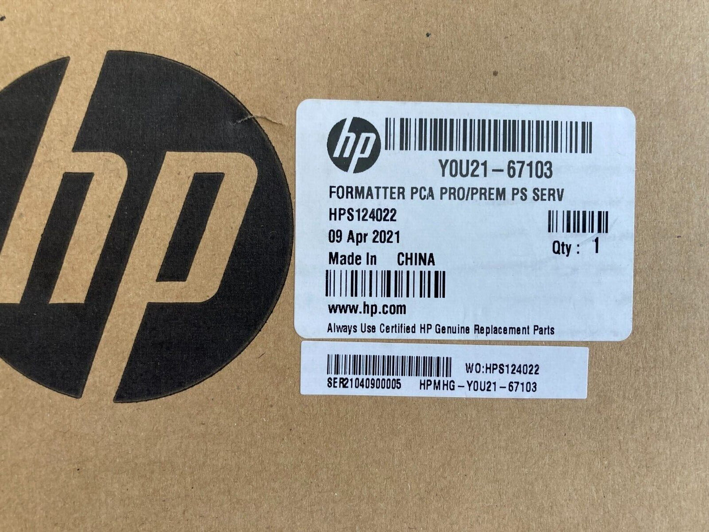 NEW SEALED HP Y0U21-67103 Formatter PCA LATEX 800/800W
