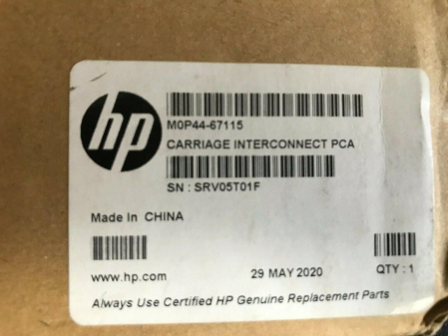 NEW HP M0P44-67115 Carriage interconnect PCA Board JET FUSION 3D 3200 4200 4210