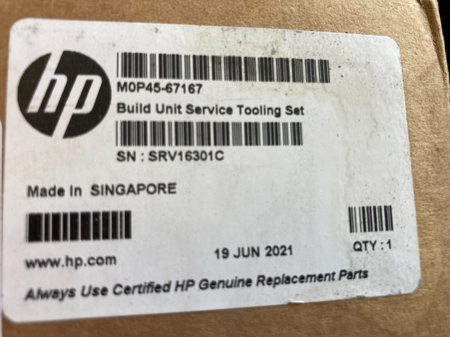 NEW GENUINE HP M0P45-67167 Build Unit Serice Tooling Set JET FUSION 3D PRINTER