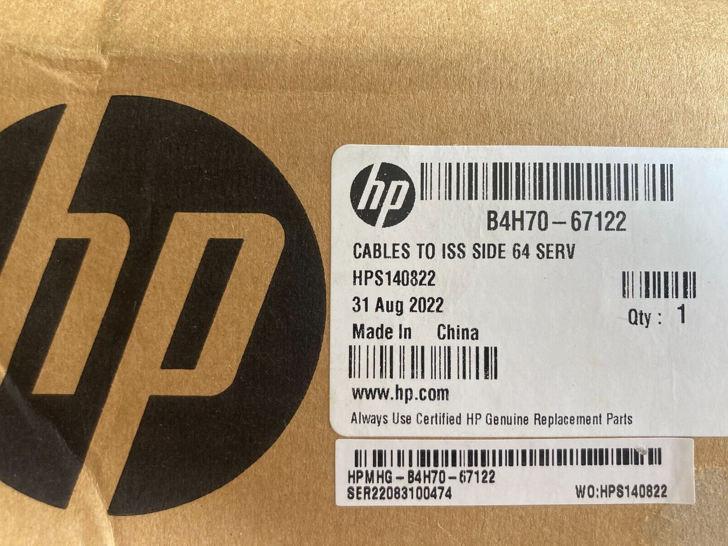 NEW HP B4H70-67122 CABLES TO ISS SIDE "64 LATEX 330 360