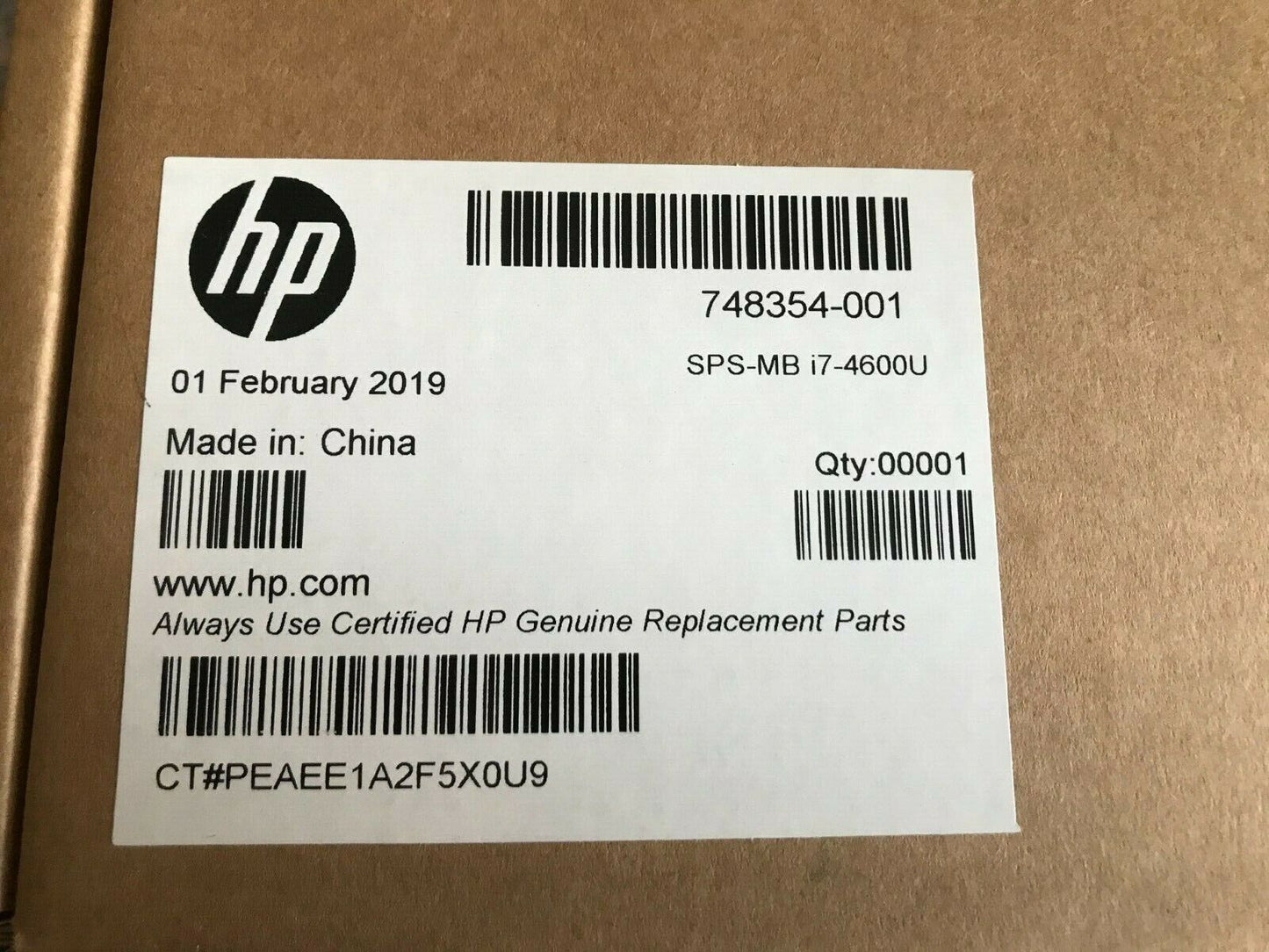 NEW GENUINE HP 748354-001 EliteBook Folio 1040 G1 Motherboard i7-4600U
